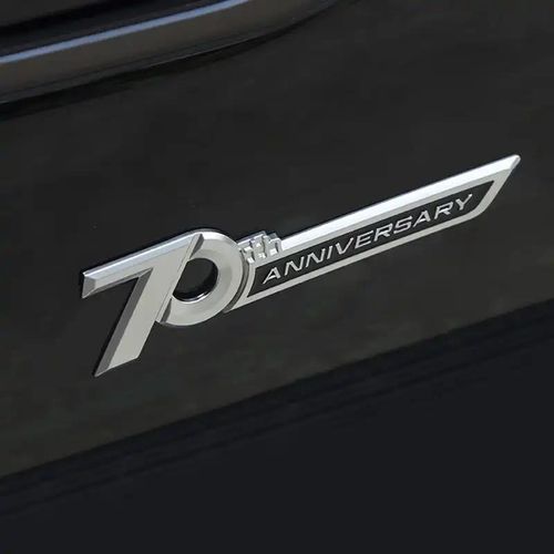 product_image_name-Generic-7th Anniversary Logo Emblem For Land Cruiser Prado - 1 Pc-2