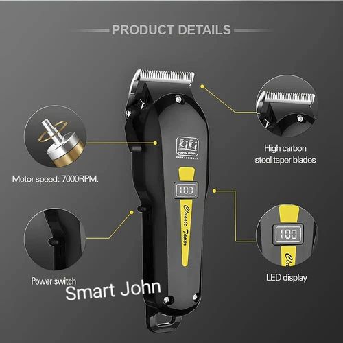 product_image_name-Kiki New Gain-Rechargeable professional  Hair Clipper With LED Display NG-117B-2