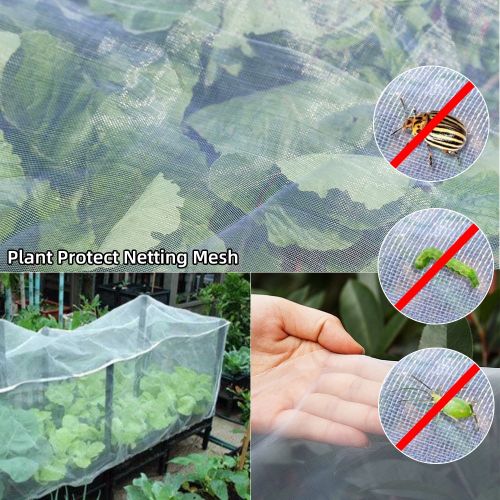 60 Mesh Plant Vegetable Insect Protection Net Garden Plant Flower