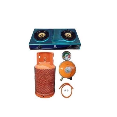 product_image_name-Generic-Gas Cooker With 12.5 Kg Empty Gas Cylinder, Regulator Hose & Clip-2
