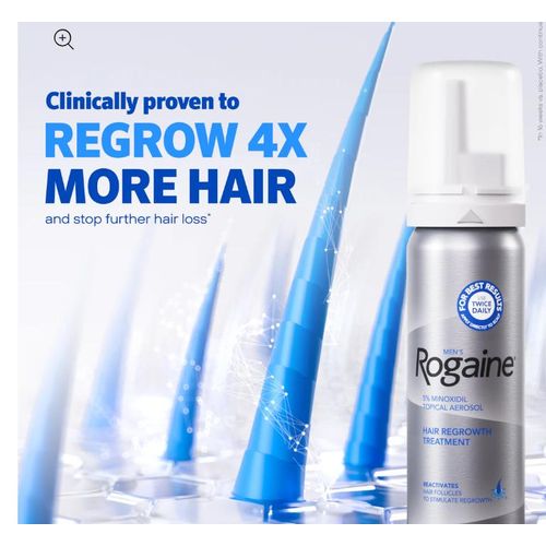 product_image_name-Rogaine-Men's 5% Minoxidil Foam For Hair Regrowth - 1 Month Sup -1