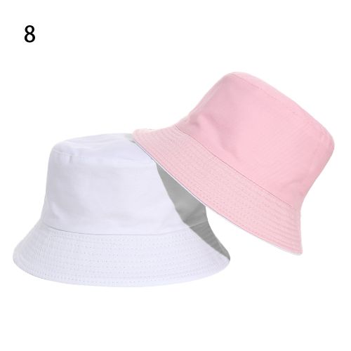 Anti-UV Bucket Hat Women Men Wide Brim Beach Sun Hat Summer