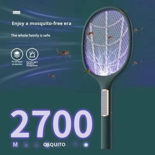 Generic Solar-Powered Dual-Charge Electric Mosquito , 2-in-1 UV Bug Zapper - image 2