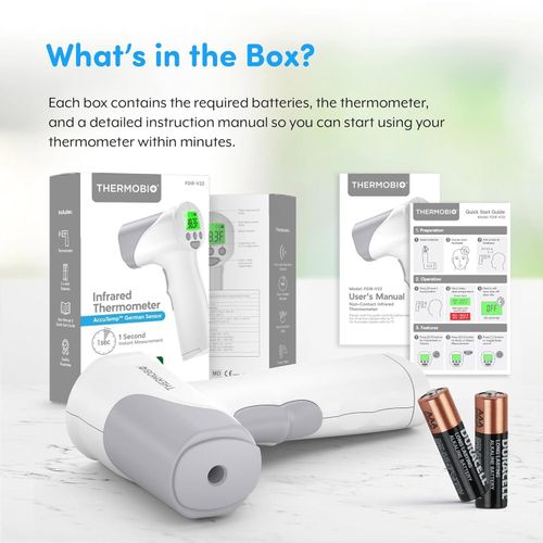 product_image_name-Generic-Medical Grade FSA-HSA Eligible Heavy Duty Touchless Infrared Forehead Thermometer, for Adults & Baby Digital Thermometer Gun, 1s Instant Results-6