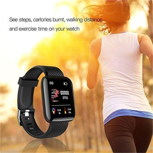 product_image_name-Generic-116 Plus Heart Rate Blood Pressure Monitor Smart Watch-8