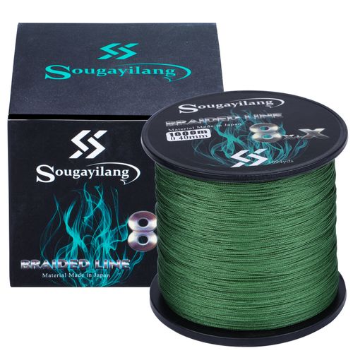 Generic 9 Strands PE Fishing Line Raid Fishing Line Multifilament Fishing  Wire Carp Fishing Line Tool Pesca Green