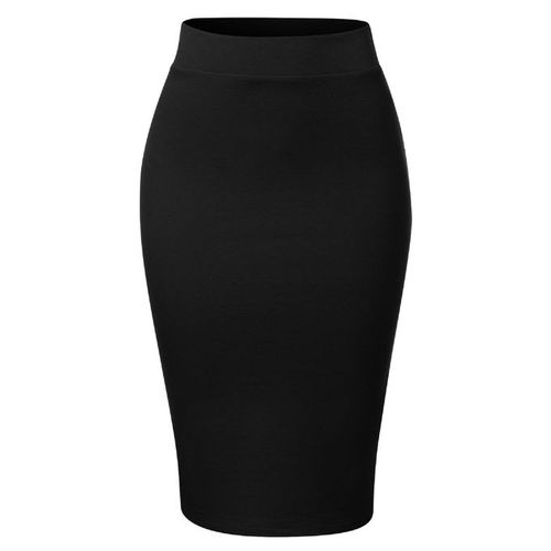 Fashion Bodycon Fashion Pencil Skirt For Ladies - Black