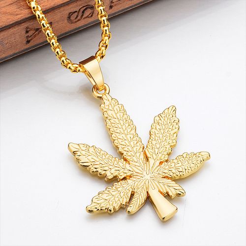 Autumn Japanese Maple Leaf 18K Gold Necklace - Shop paper diamond® Necklaces  - Pinkoi