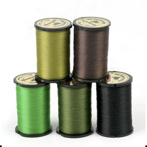 Generic 8 Pieces Lightly Waxed Fly Tying Thread 120D Polyester Bright Color