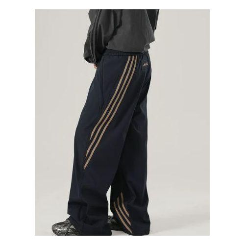 Fashion LOADED Black stripe Track Pants