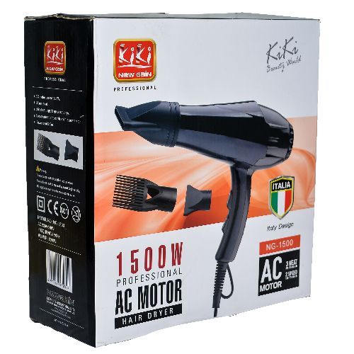 Hair dryer with afro comb top