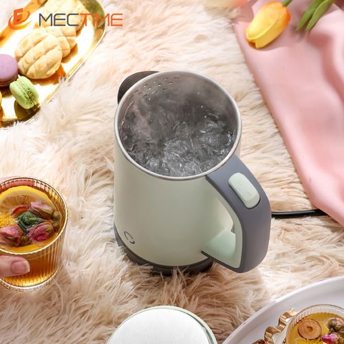 Small Electric Tea Kettle, 0.8l Portable Travel Hot Water Boiler