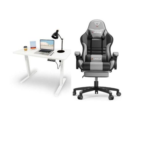 product_image_name-Generic-Set Of Executive Office Chair And 1.2 Meter Adjustable Desk-1