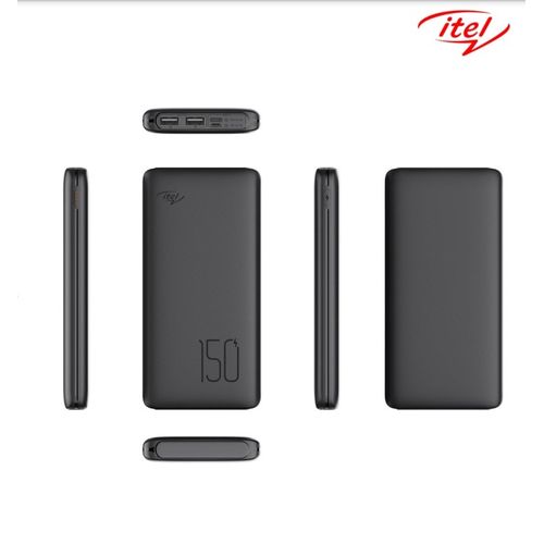 itel 15000mAh Dual Output Fast Charging Power Bank