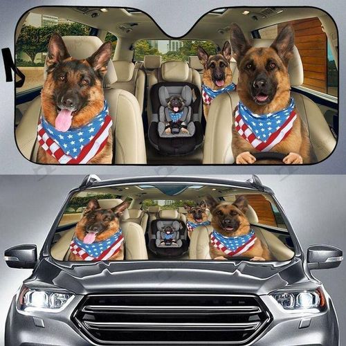 Generic German Shepherd Family Driving Car Sunshade Funny Dogs Auto Sun Shade Car Auto Sun Shade Car Sun Shade Car Windshield Car A Jumia Nigeria