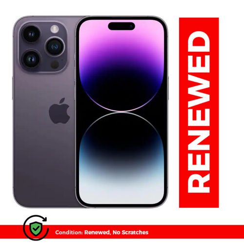 Renewed Apple iPhone 14 Pro Max 6GB+128GB Single SIM-5G-6.7" Purple