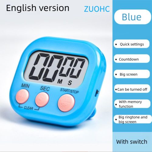 ZUOHC Digital Kitchen Timer Kitchen Thermometer Timer Alarm Clock Timer Countdown Timer Digital Countdown Timer Kitchen Magnet