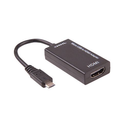 Generic 100 Genuine Original MHL To HDMI HD Converter MHL Micro USB To HDMI 1080p High Speed Adapter For Smartphones And Tablets Micro USB To HDMI Fast Digital Conversion To HDMI black Cable Length 17...
