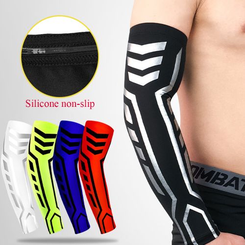 Generic 1pc Men High Elastic Basketball Arm Sleeves Armband Soccer