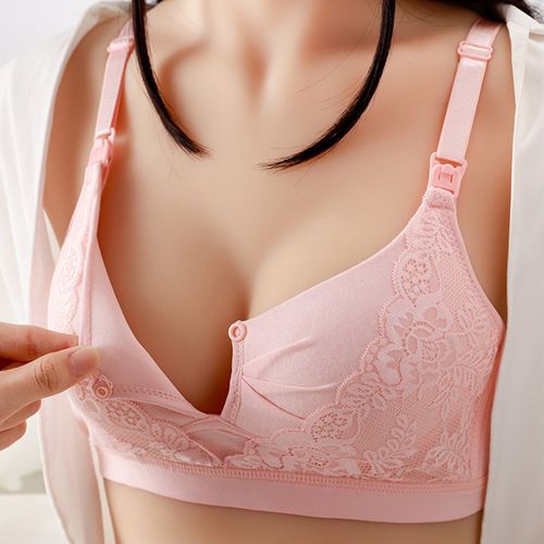 Fashion Women's Double On Breastfeeding Gather 36c Bra Pack Bras