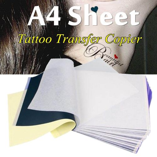 10PCS Reusable Tattoo Spirit Stencil Thermal Transfer Copier Paper Manual  Impact New
