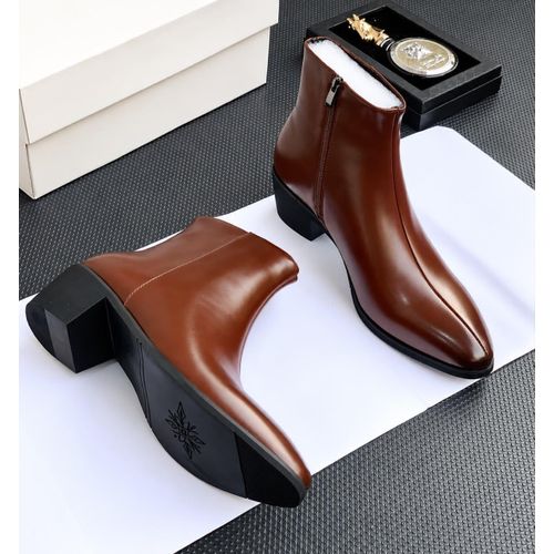 Miscellaneous Premium Men's Cuban Heel Leather Boots