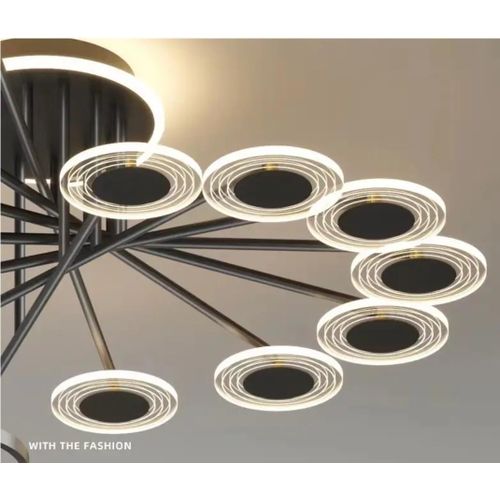 Generic 3 color Display Modern ceiling Chandelier Led Light - image 3