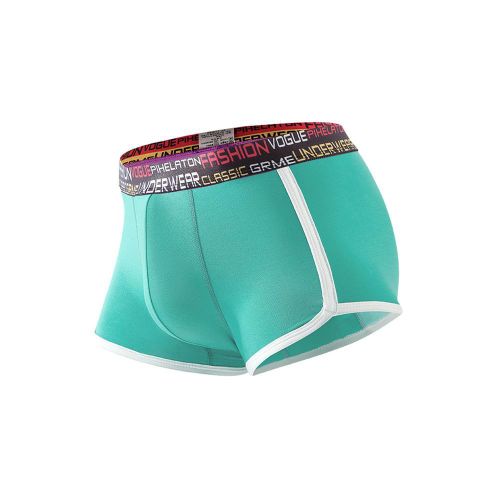 product_image_name-Fashion-5 in 1 Men's Underwear Briefs Comfort Lightweight Modal Trunks No Fly Boxer Briefs Short Leg 3D U-Pouch-3