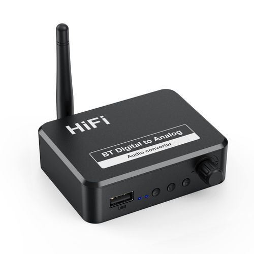 Generic Bluetooth 5.3 HiFi Digital to Analog Audio Converter – Wireless BT Receiver with RCA/AUX Output & Volume Control - image 6