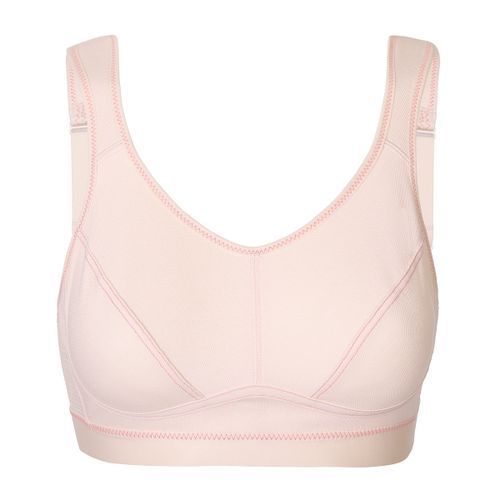 Fashion Women's High Impact Supportive Control Wirefree Non-Padded Active  Bra(#Beige06) SHA