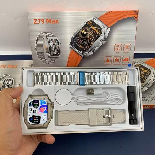 product_image_name-Generic-Z79 Max Hublot-Inspired Design Rugged Smartwatch With Extra Strap (Grey)-8