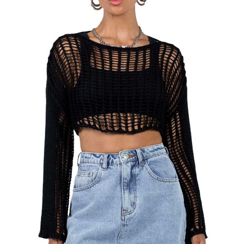 Second Life Marketplace - Crochet Mesh Skirt -Sweater Outfit