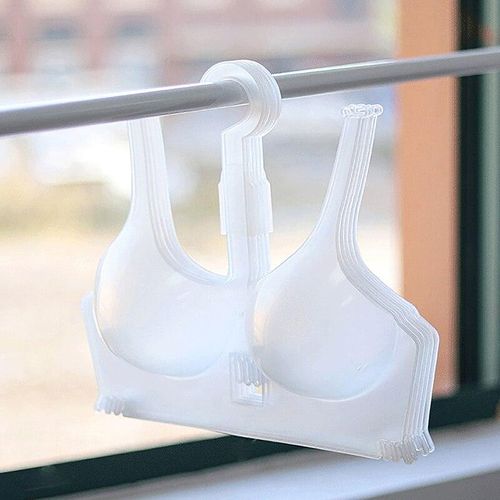 Generic 1Pc Clear Bras Display Rack Multifunctional Closet Organizer Drying  Racks Portable Hanging for Shop Bathroom Display