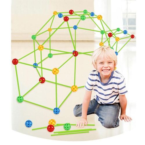 Construction Fort Building Kit Includes