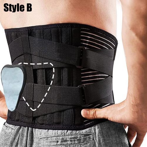 XXL Breathable Back Support Belt for Men & Women Anti-Skid Lumbar Support  for Heavy Lifting & Herniated Discs