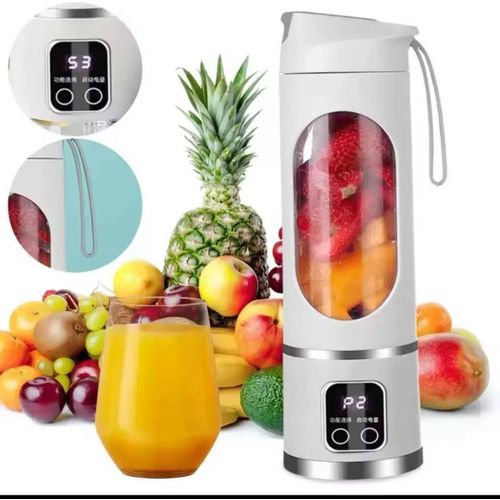 product_image_name-Generic-USB Rechargeable Shaker Fruit Juicer Blender With 8 Blades - 450ML-1