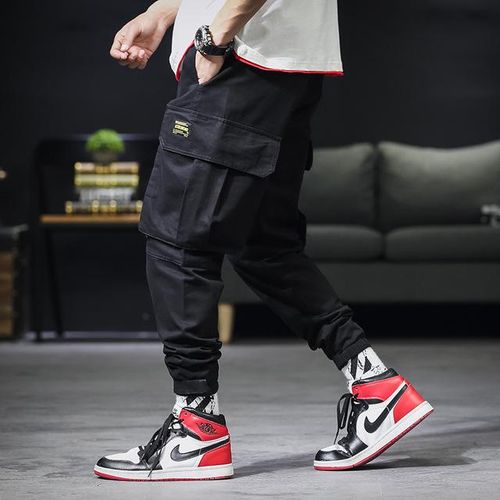 Generic Cargo Pants Men Hip Hop Loose Pants Mens Spring