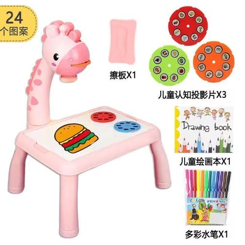 Led Projector Drawing Table Toys Kids Painting