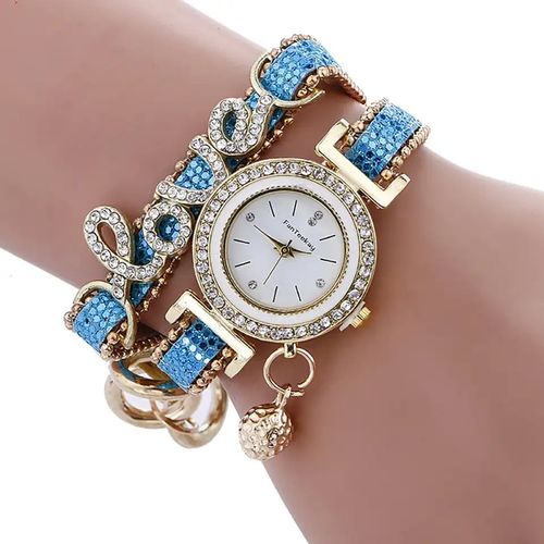 Fashion 2pcs Set Watch For Women Bracelet Dress Ladies Wrist Watch | Jumia  Nigeria