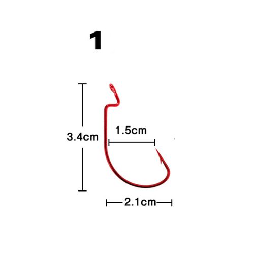 Carbon Steel Crank Hooks, Carbon Steel Worm Hooks