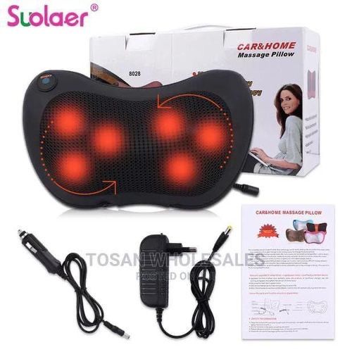 Generic Heat Massage Pillow Shiatsu Deep Kneading Massager Jumia