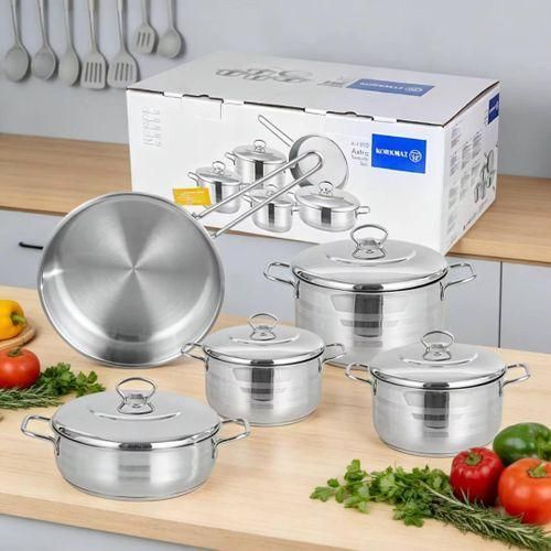Generic Korkmaz -Piece Stainless Steel pot