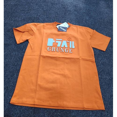 product_image_name-Fashion-Men's Luxury polos Round-Neck-Orange         -2