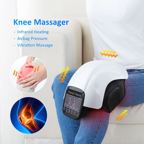 Generic Electric Knee Massager Infrared Heating Air Pressure Vibration  Physiotherapy Joint Arthritis Pain Relief Knee Massage Therapy