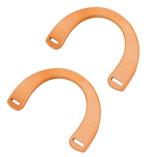 1PC Round D-shaped Wooden Handle Replacement DIY Purse Handbag Bag Handles  Ring Portable Bag Strap Bag Accessories Anse De Sac - AliExpress