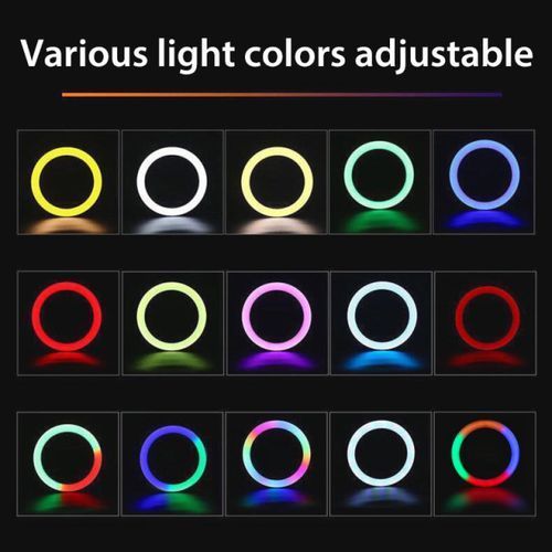 product_image_name-Generic-45CM 18inch RGB LED Multicolor Ring Light With 3Phone Holder-3