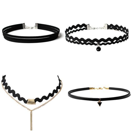 Triangle choker outlet necklace