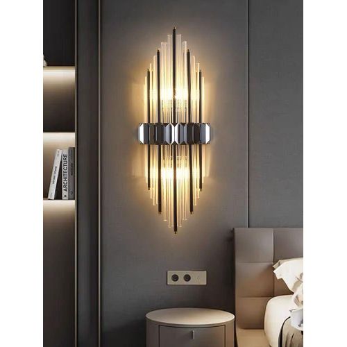 Generic Luxury crystal wall breakers,led lights with bulb,led lights with breakets and bulbs fitting, ceiling lights - image 2