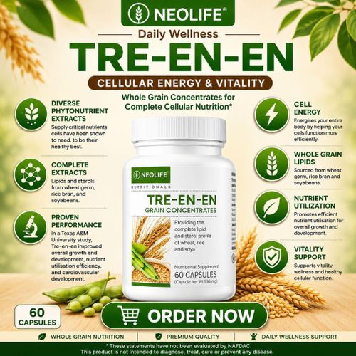 Neobalance TRE-EN-EN Grain Concentrates  Cellular Energy & Vitality Support  60 Capsules