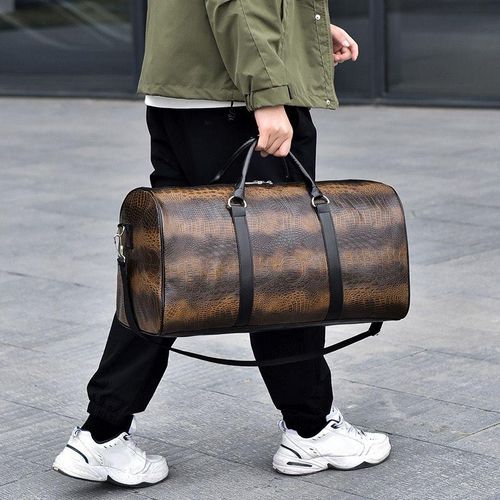 Generic Handbag Business Trip Travel Bag - Multipurpose Leather Duffle Bag - image 2